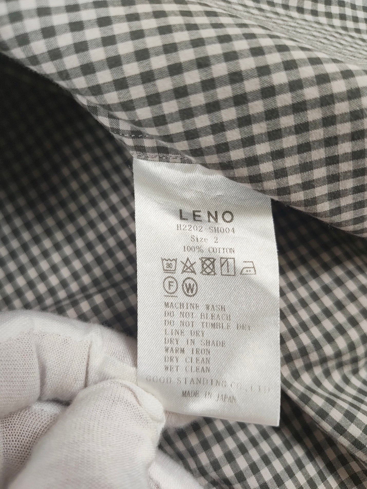LENO / ボタンダウンシャツ 参考定価：26,000+tax SIZE:2