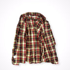 Errico Formicola / コットンチェックシャツ 参考定価：40,000程度 SIZE:M