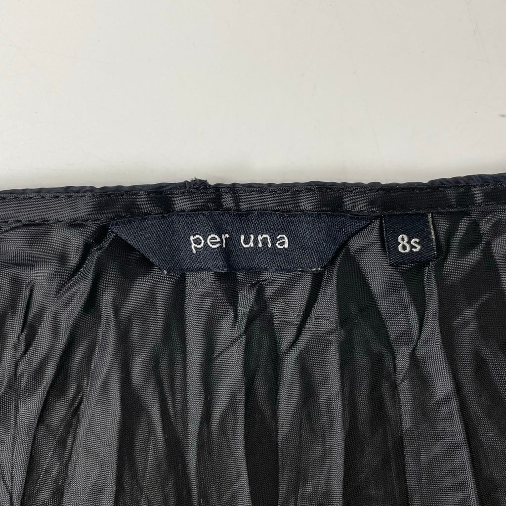 PER UNA MARKS＆SPENCER / ヴィンテージロングスカート  ブラック SIZE:8