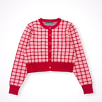 Dear Sisterhood / アンサンブルチェックカーデ 参考定価：15,000+tax SIZE：FREE
