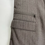 CORNELIANI コルネリアーニ / カシミヤ混 IDコート ヘリンボーン バージンウール使用 参考定価：300,000程度 SIZE:48（L程度）