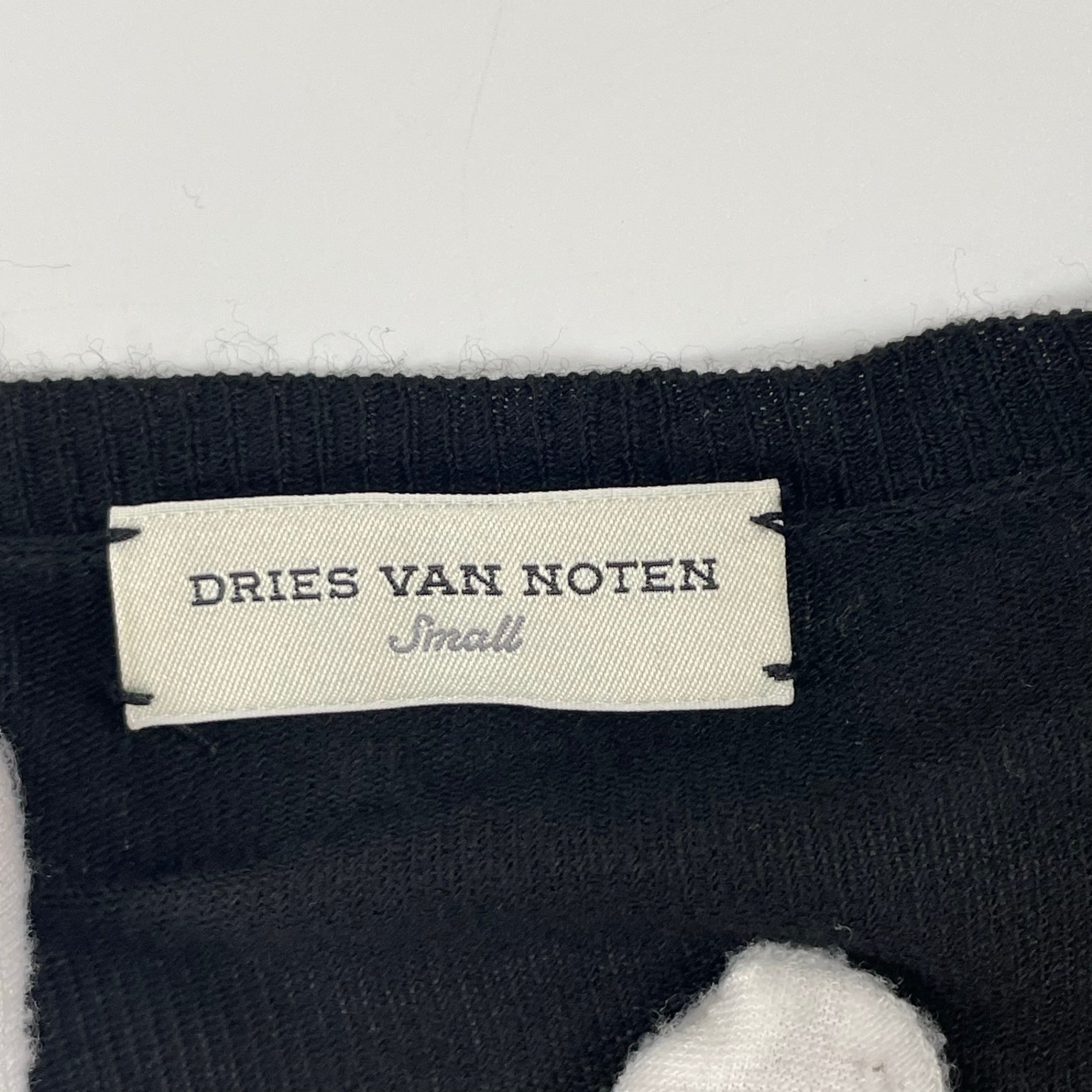 DRIES VAN NOTEN / スリーブデザインレーヨンニット 参考定価：80,000程度