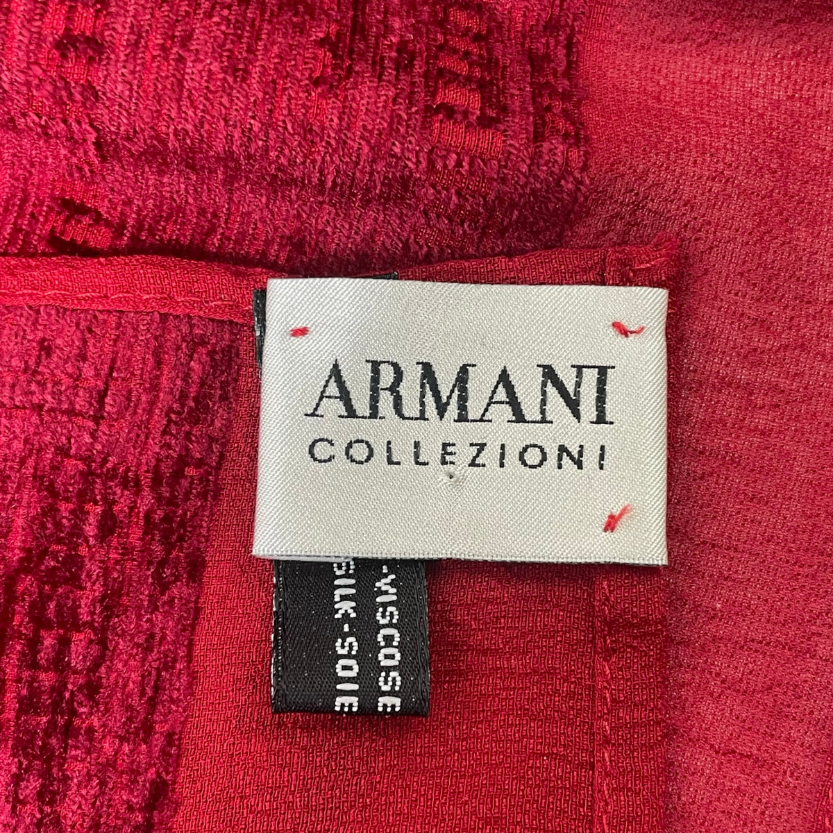 ARMANI COLLEZIONI / ボタニカルフラワー エンブロイダリーストール 参考定価：45,000程度