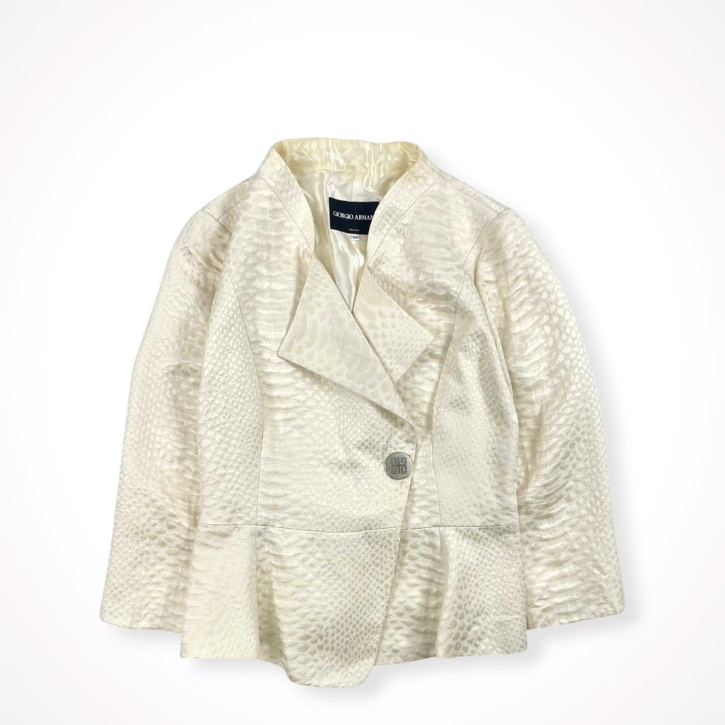 GIORGIO ARMANI / アーカイブ コットンシルクジャケット BORGO21製 参考定価：250,000程度 SIZE:42