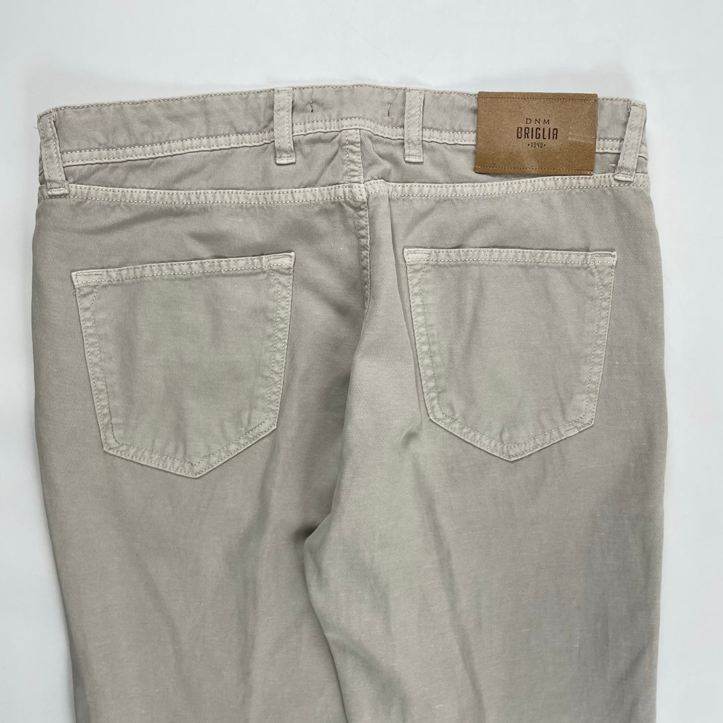 BRIGLIA 1949 / RIBOT-C コットンリネンMIXパンツ SIZE:W90