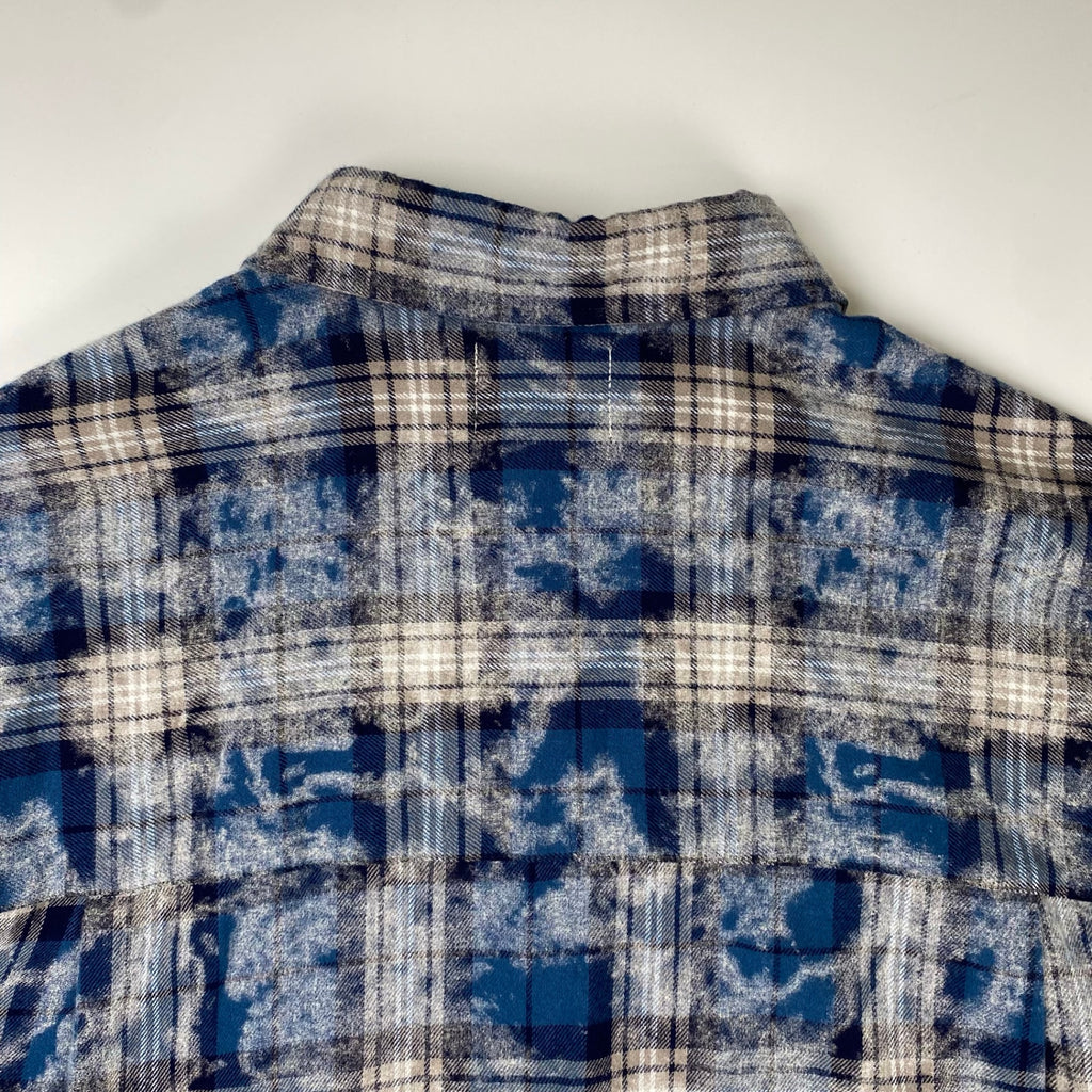 P.O.S ピーオーエス / グランジ フォグチェックシャツ 韓国発 SIZE:L程度