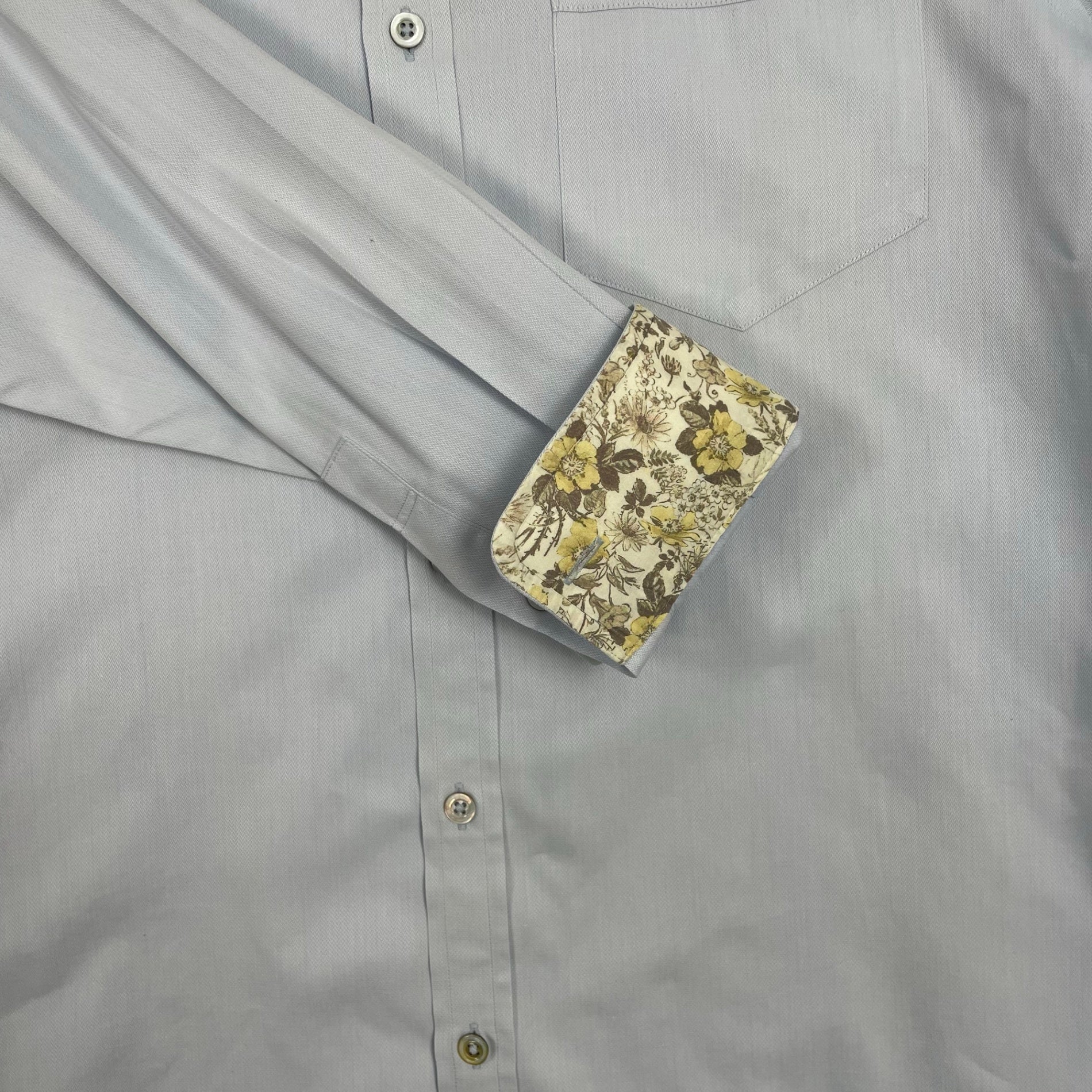 Paul Smith COLLECTION ポールスミスコレクション / フラワー切替シャツ 参考定価：30,000程度 SIZE:M