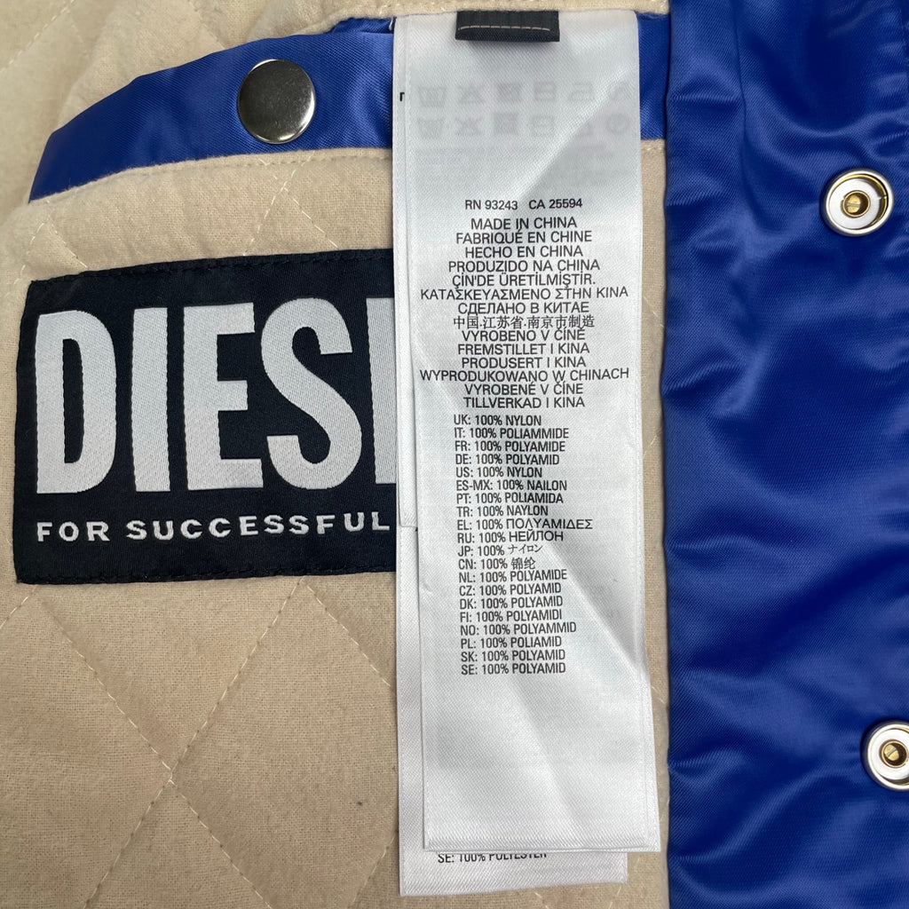 DIESEL ディーゼル / スタジャン バーシティージャケット 美品 参考定価：48,000+tax SIZE：S