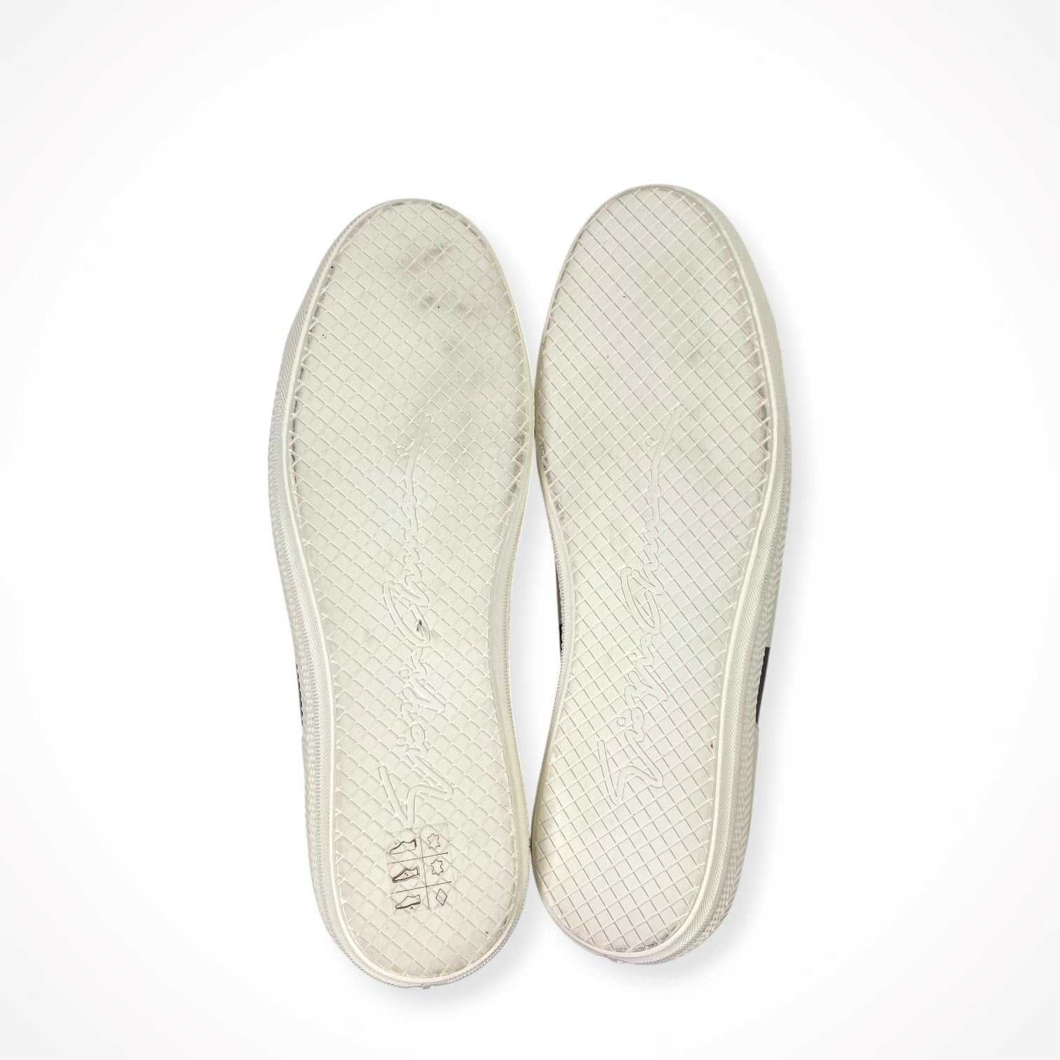 GIORGIO ARMANI / バイカラーレザースニーカー 参考定価：130,000程度 SIZE:38
