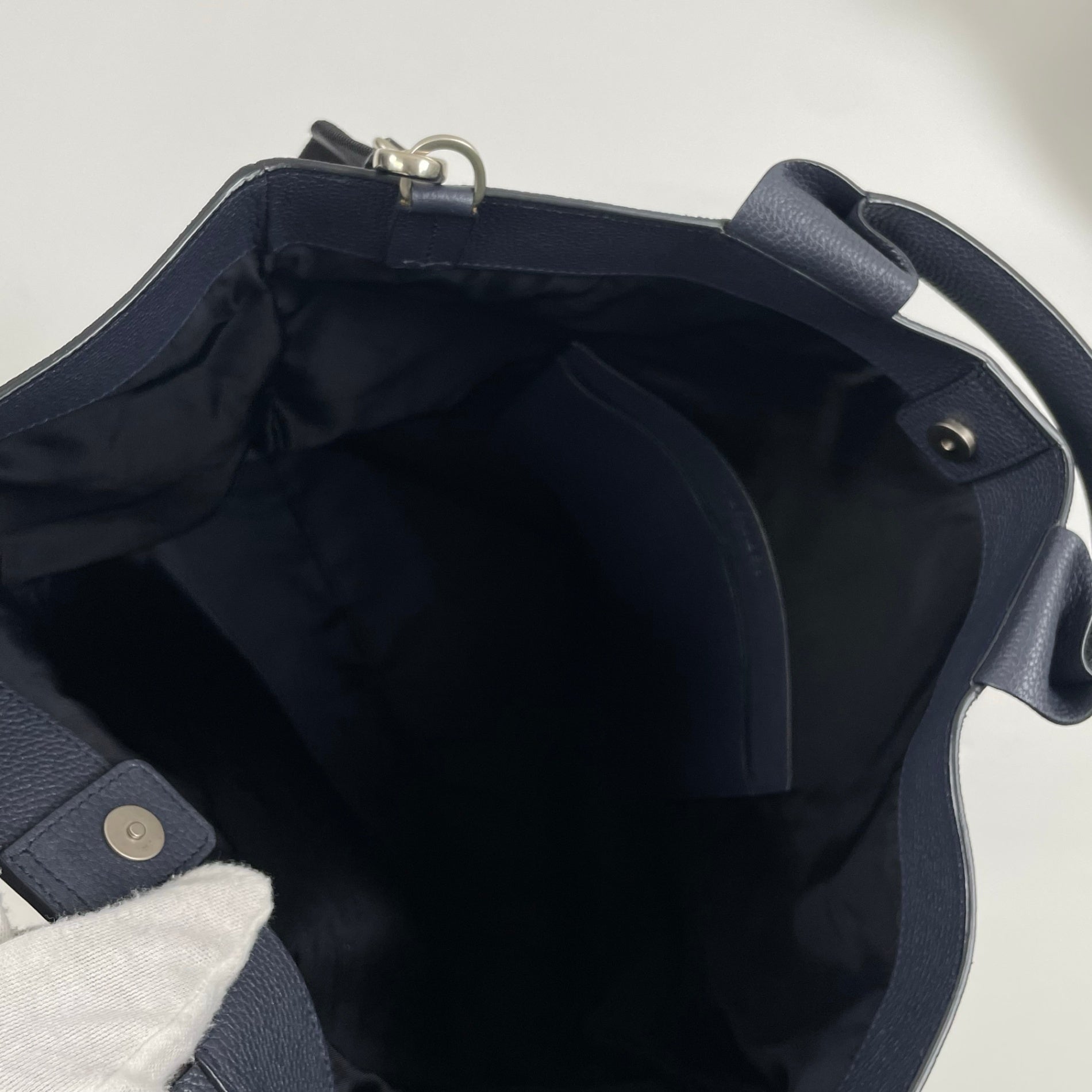 JIL SANDER ジルサンダー / XIAO 2wayトートバッグ ネイビー 参考定価：158,000+tax