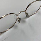 金子眼鏡 「メタルシリーズ」 / オーバルメタル 度なしクリアレンズ 参考定価：46,000+tax SIZE:47□121-139