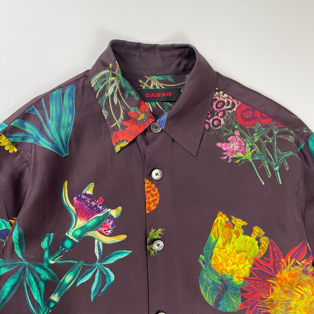 CABaN キャバン / シルクツイルIBIZAプリントシャツ 参考定価：43,000+tax SIZE:S