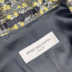 DRIES VAN NOTEN ドリスヴァンノッテン / ファンシーツイードジャケット 参考定価：200,000程度 SIZE：38