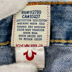 TRUE RELIGION / USA製 JOEY BIG T ダメージ加工フレアデニムパンツ SIZE:28
