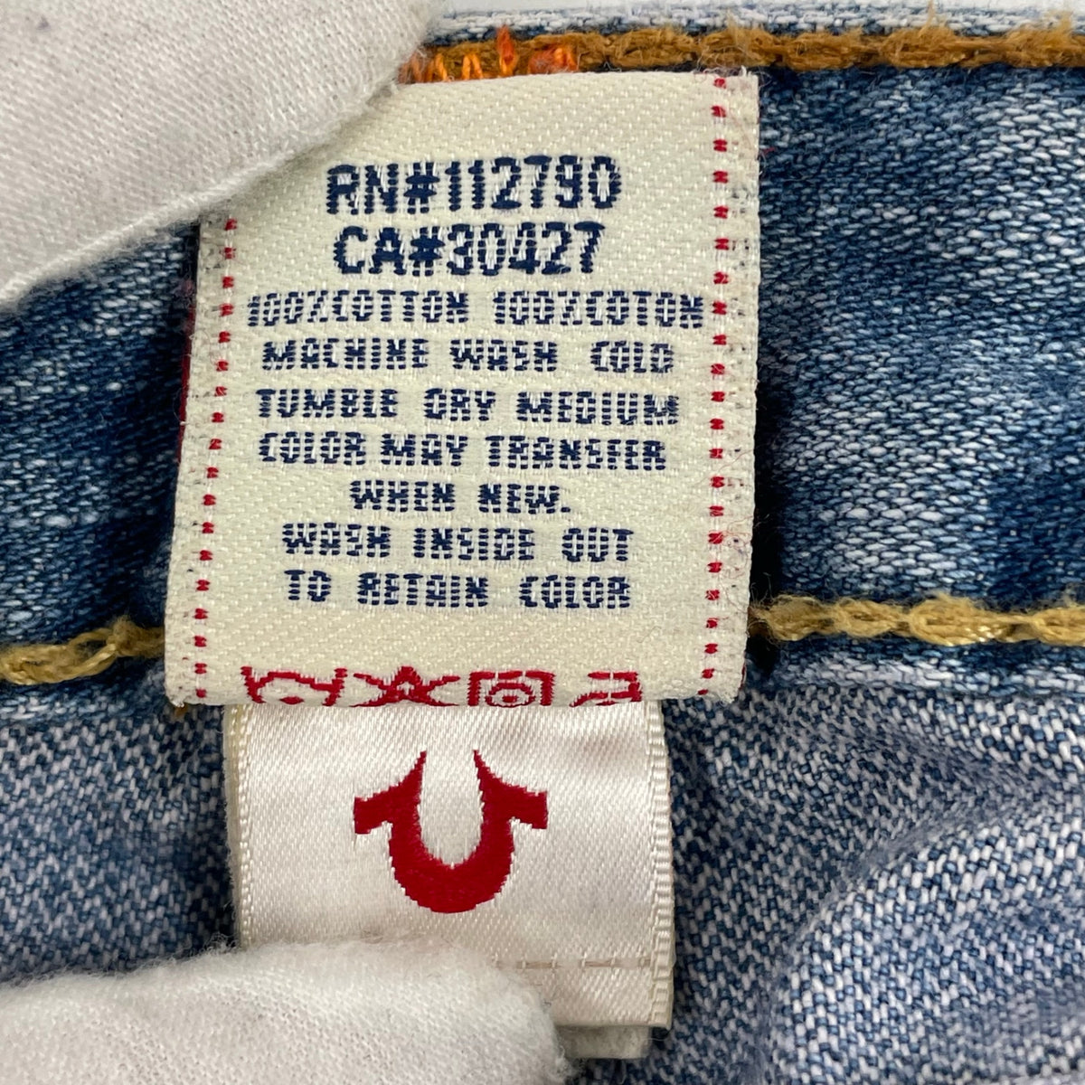 TRUE RELIGION / USA製 JOEY BIG T ダメージ加工フレアデニムパンツ SIZE:28