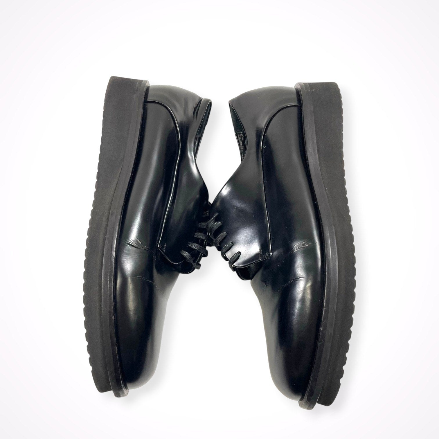 ARMANI COLLEZIONI / プレーントゥシューズ 参考定価：70,000程度 SIZE:25.5cm