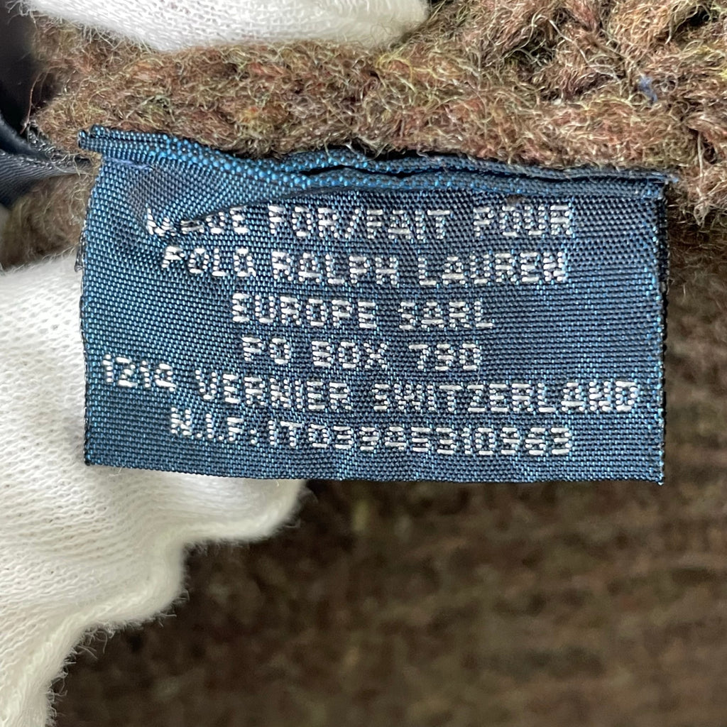 Polo by Ralph lauren / ユーロラルフ ラムウールショールカラーニット SIZE:XXL
