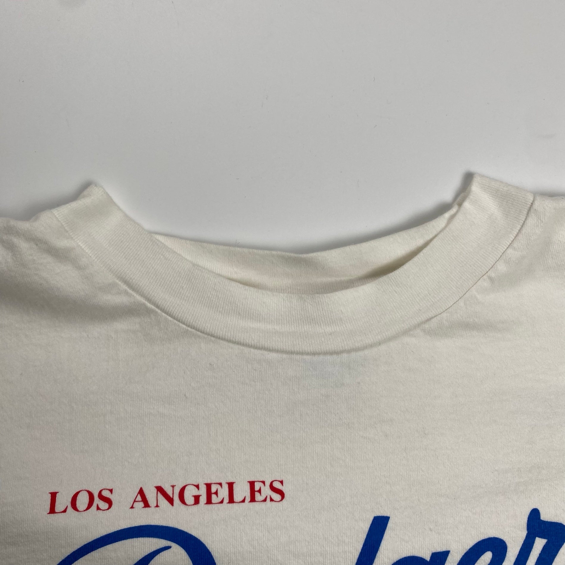 95年 VINTAGE ヴィンテージ / 「野茂英雄」 TORNADO NOMO TEE Dodgers ドジャース ホワイト SIZE：XL