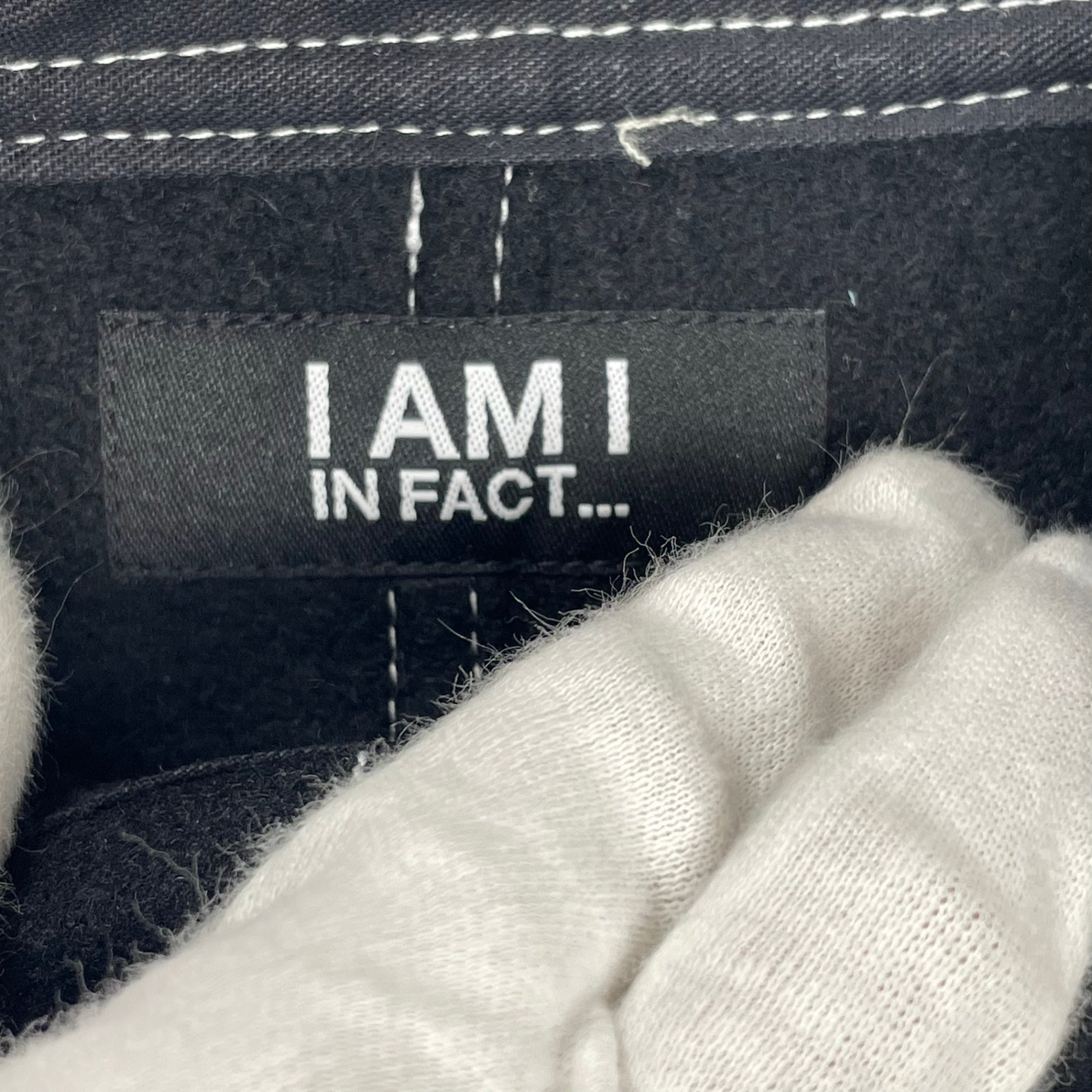 I am I in fact アイアムアイ インファクト / MELTON stitch ブルゾン  参考定価：23,000+tax SIZE:FREE