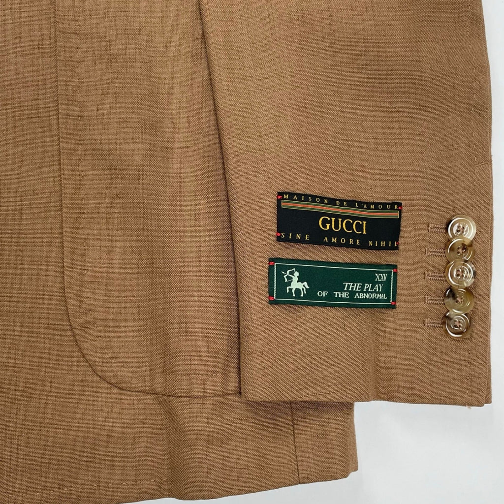 GUCCI グッチ / The Play Of The Abnormal ジャケット 袖タグ付 参考定価：300,000程度 SIZE：44