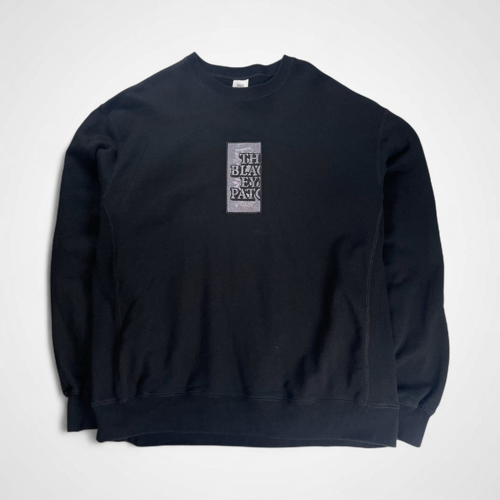 BLACK EYE PATCH ブラックアイパッチ / HANDLE WITH CARE CREW SWEAT LHP限定 極美品 SIZE:L