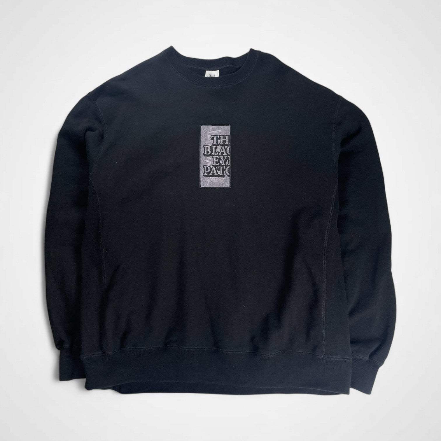 BLACK EYE PATCH ブラックアイパッチ / HANDLE WITH CARE CREW SWEAT LHP限定 極美品 SIZE:L