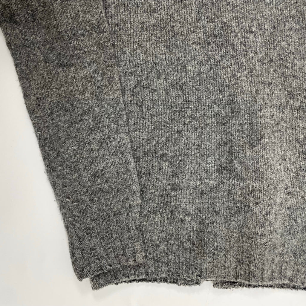 INVERALLAN インバーアラン / シェットランドウールカーディガン ウッドボタン 参考定価：30,000程度 SIZE:36