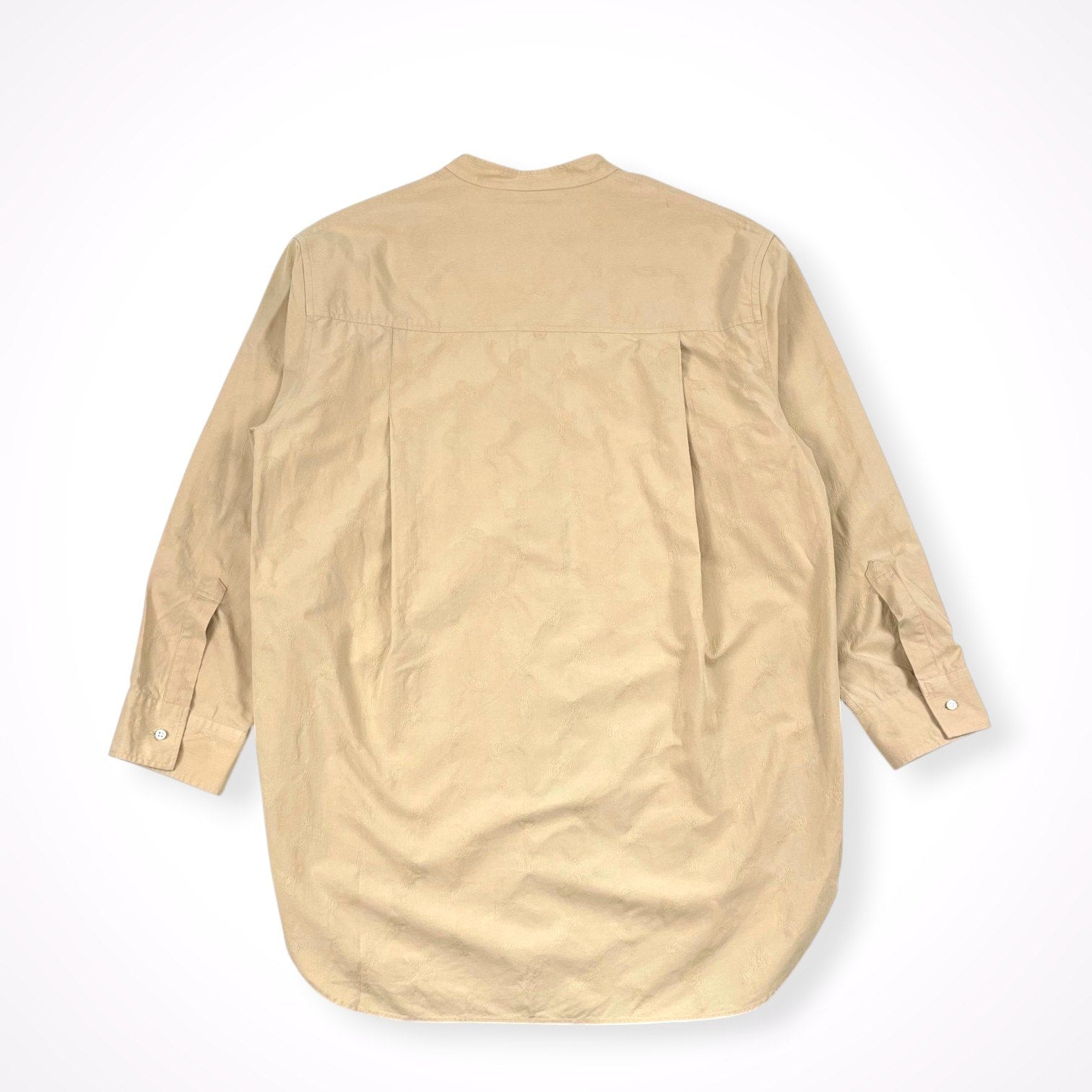 HOPE NATURAL / ジャガードバンドカラーシャツ 参考定価：17,000程度 SIZE:XL