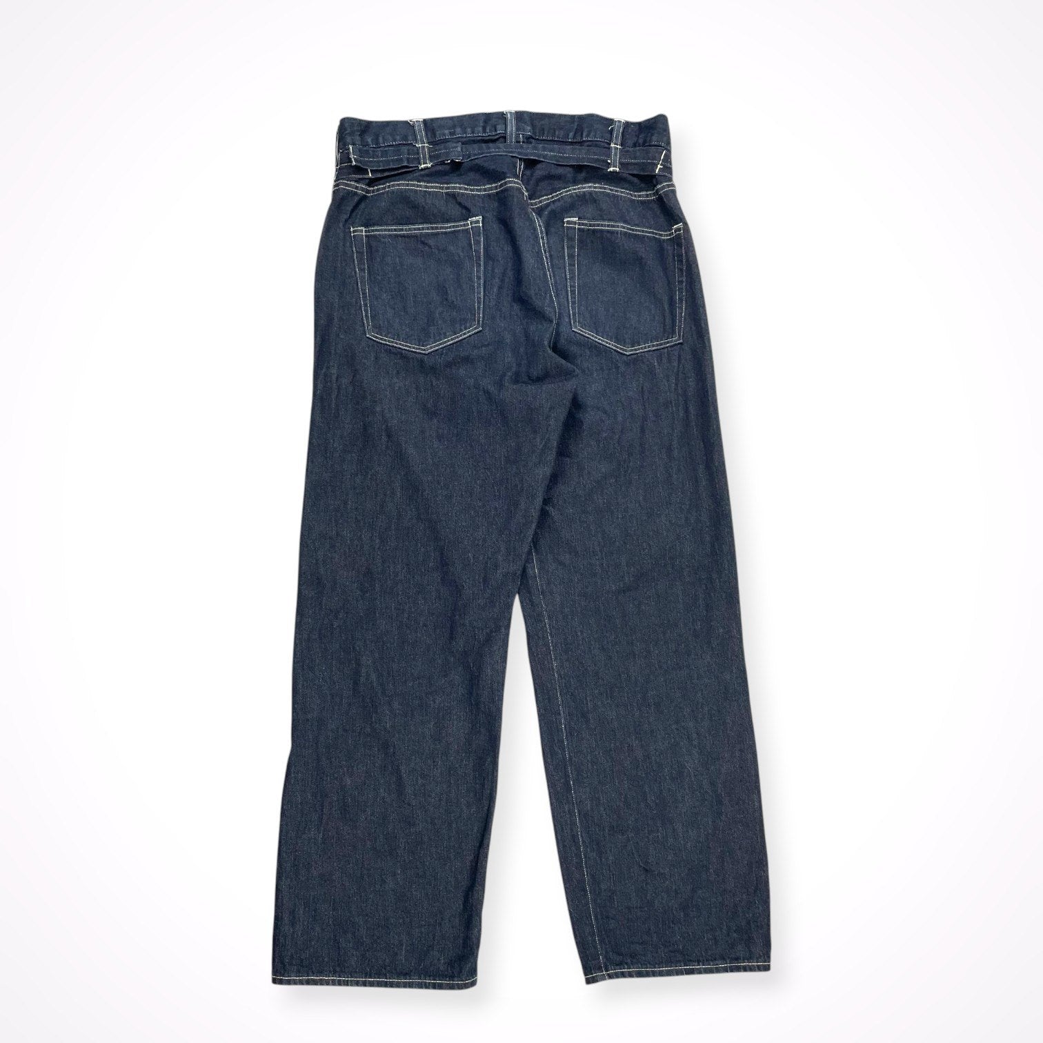 KAPTAIN SUNSHINE / ワイドデニムトラウザー シンチバック 参考定価：26,000+tax SIZE:36
