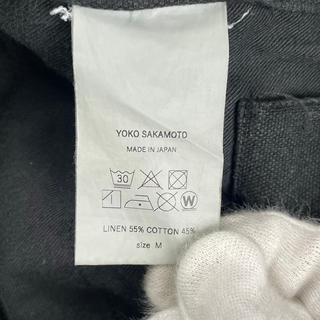 YOKO SAKAMOTO ヨーコ サカモト / コットンリネンイージーパンツ 参考定価：35,000程度  SIZE:M