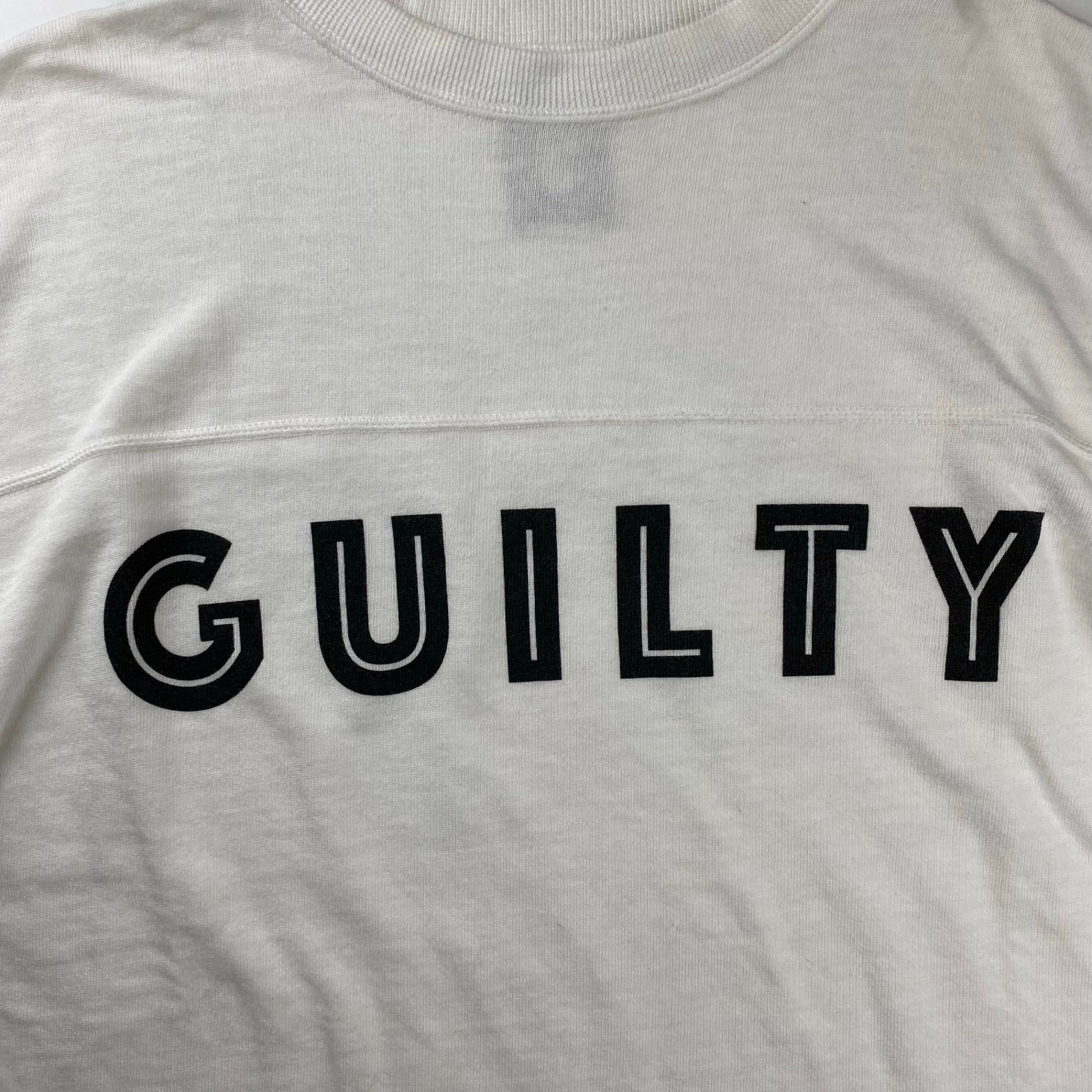 Bernhard Willhelm ベルンハルト ウィルヘルム / GUILTY プリント Tシャツ PAT MARKET取り扱いブランド SIZE：M