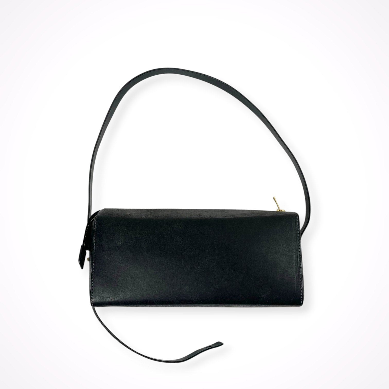 SAFUJI × noji+ / 別注 Leather block bag ブラック