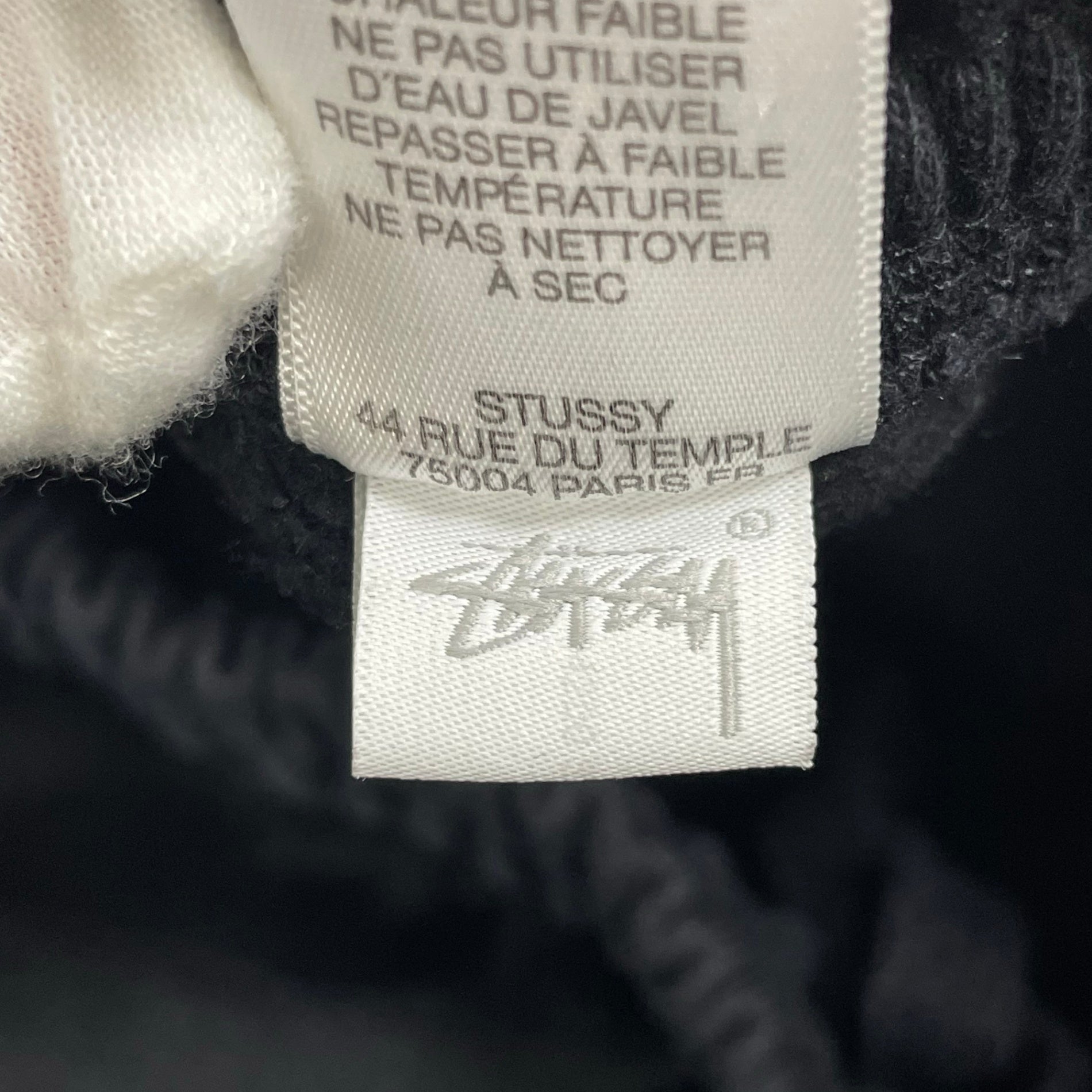 stussy / 刺繍ロゴスウェットパンツ ブラック SIZE:M