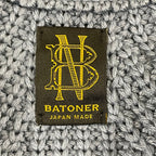 BATONER / ウール5Gシグニチャー畦編みドライバーズニット SIZE:2