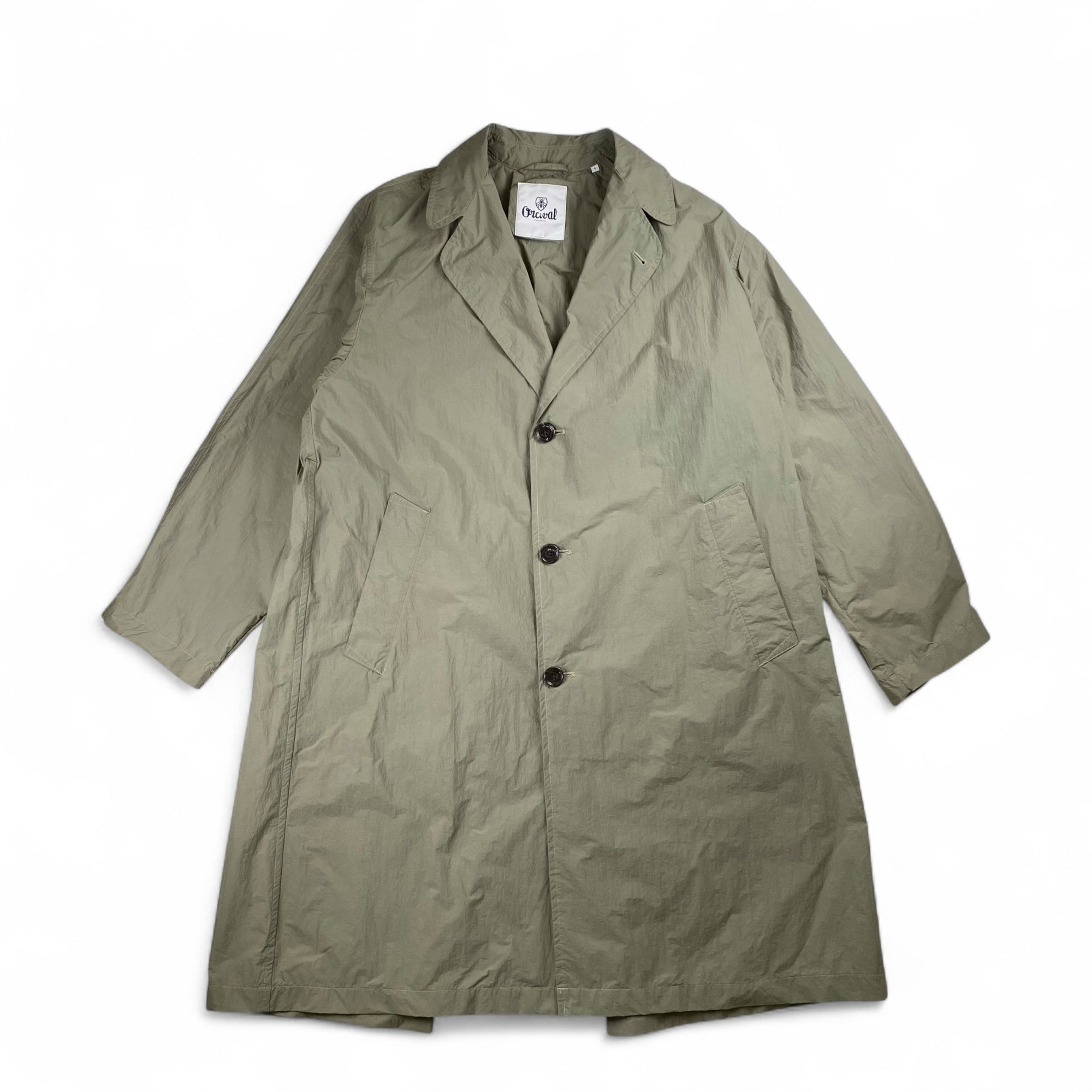 Orcival オーチバル / ナイロン バルマカーンコート SIZE:4（L程度）