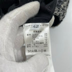 collection PRIVEE? コレクション プリヴェ / ツイードアシンメトリースカート H.P FRANCE取扱い 参考定価：50,000程度 SIZE:42