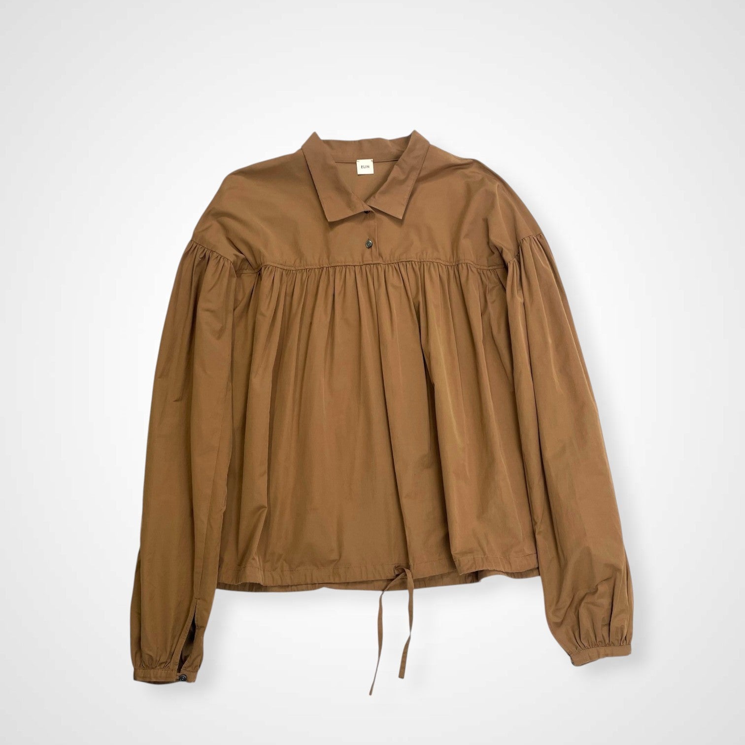 ELIN エリン / Chino gathered top 参考定価：33,000+tax SIZE:38