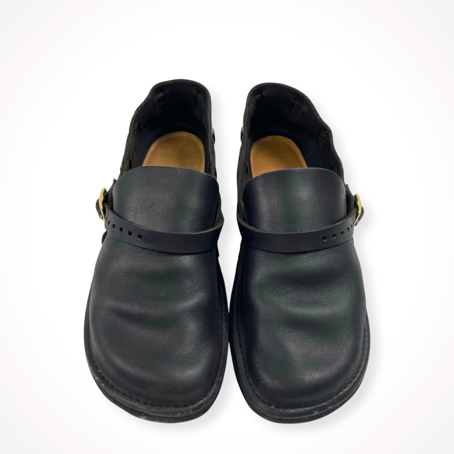 AURORA SHOES オーロラシューズ / MIDDLE ENGLISH レザーシューズ 参考定価：38,000+tax ブラック SIZE:6 1/2D