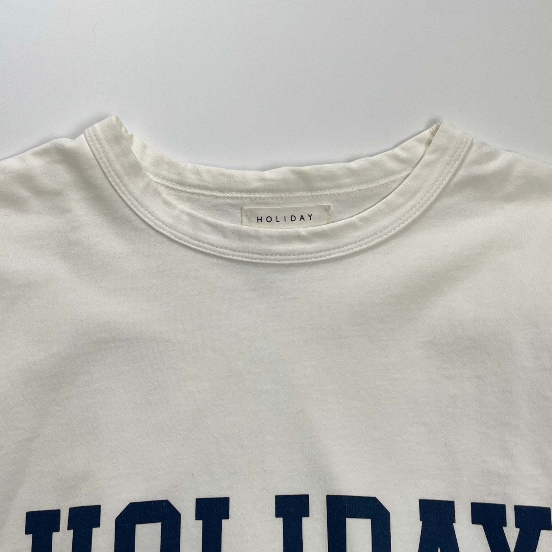 HOLIDAY ホリデイ / ヘビーオンス HOLIDAY TEE SIZE：FREE