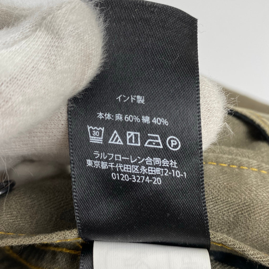 RRL ダブルアールエル / オフィサーリネンコットンヘリンボーンパンツ 23SS 参考定価：52,000+tax SIZE:28×30