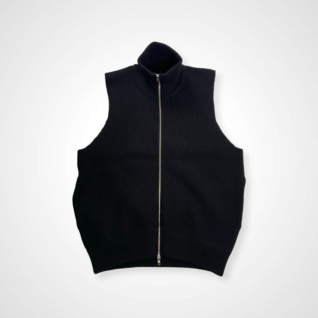 stein シュタイン / OVERSIZED DRIVERS KNIT ZIP VEST 23AW ST697 参考定価：44,000+tax SIZE:S
