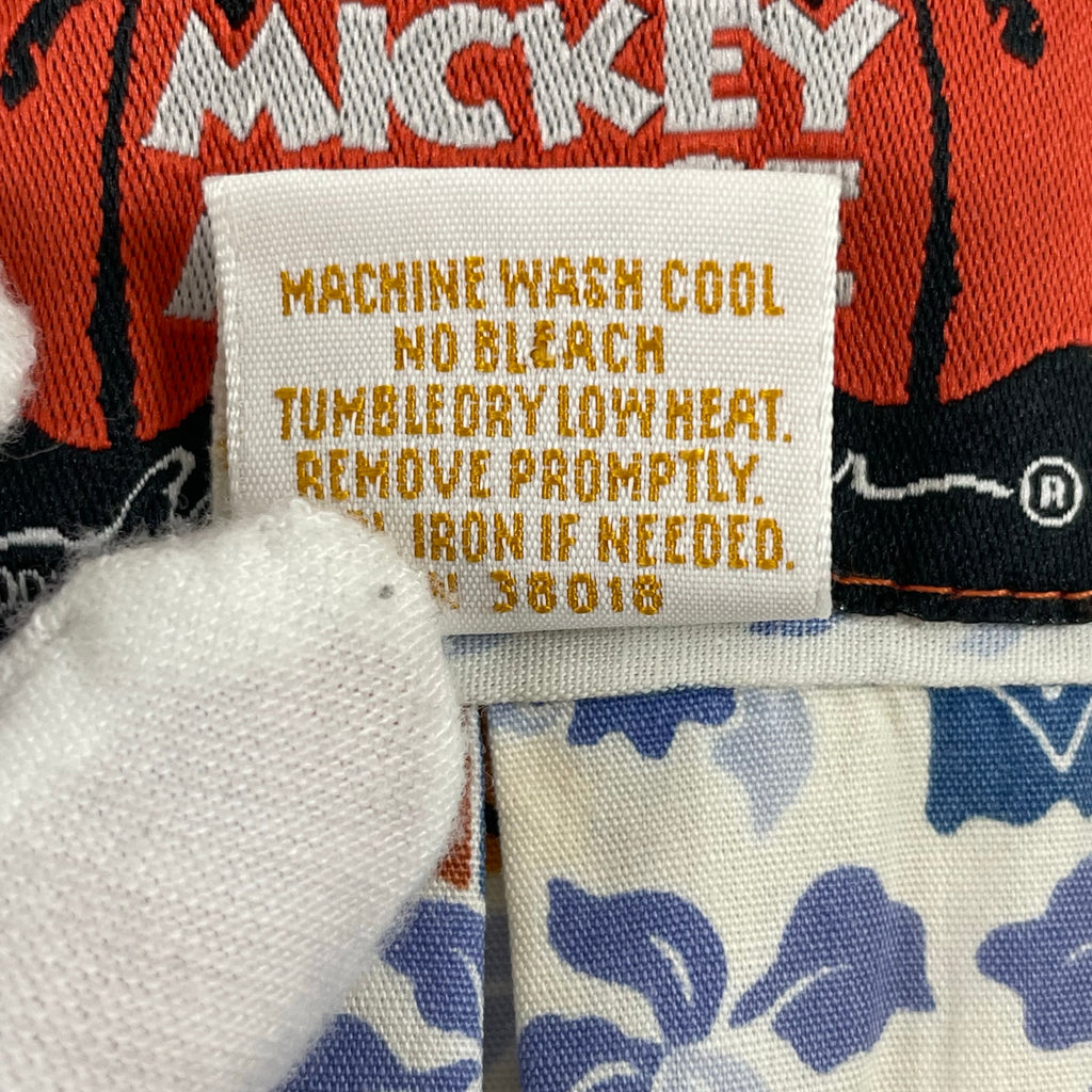 MICKEY MOUSE × reyn spooner / 90s ディズニーグラフィックアロハシャツ SIZE:L