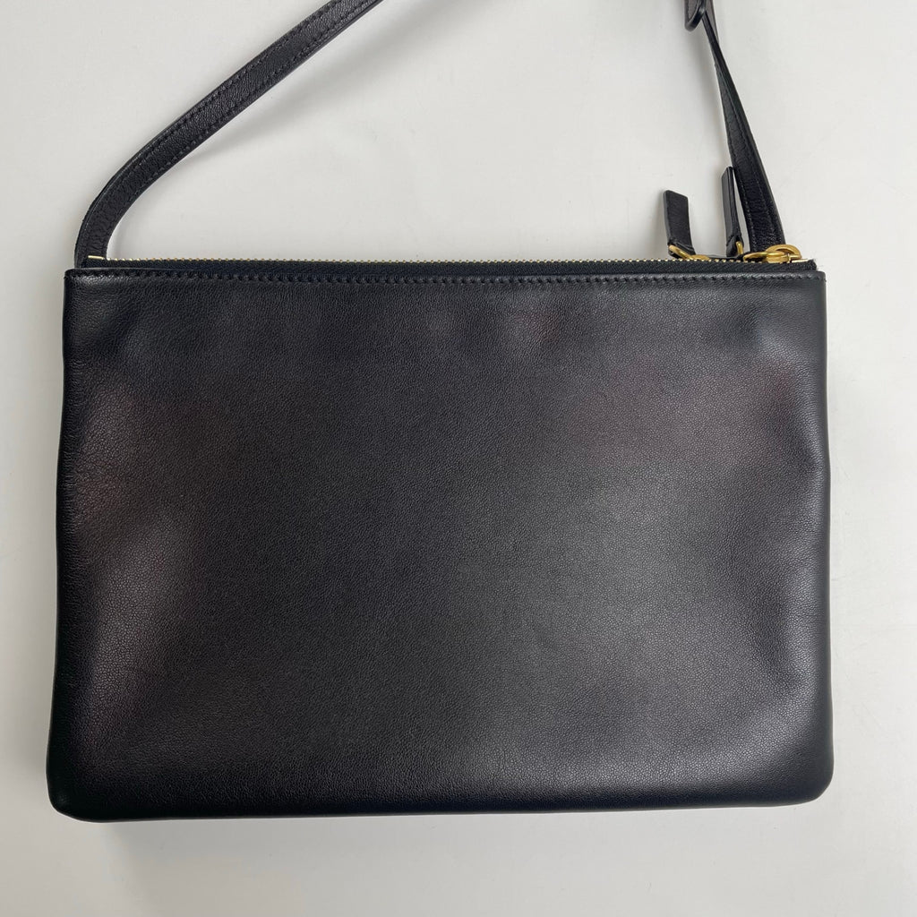 CELINE セリーヌ / トリオラージ ショルダーバッグ ブラック  フィービー期 参考定価：150,000+tax