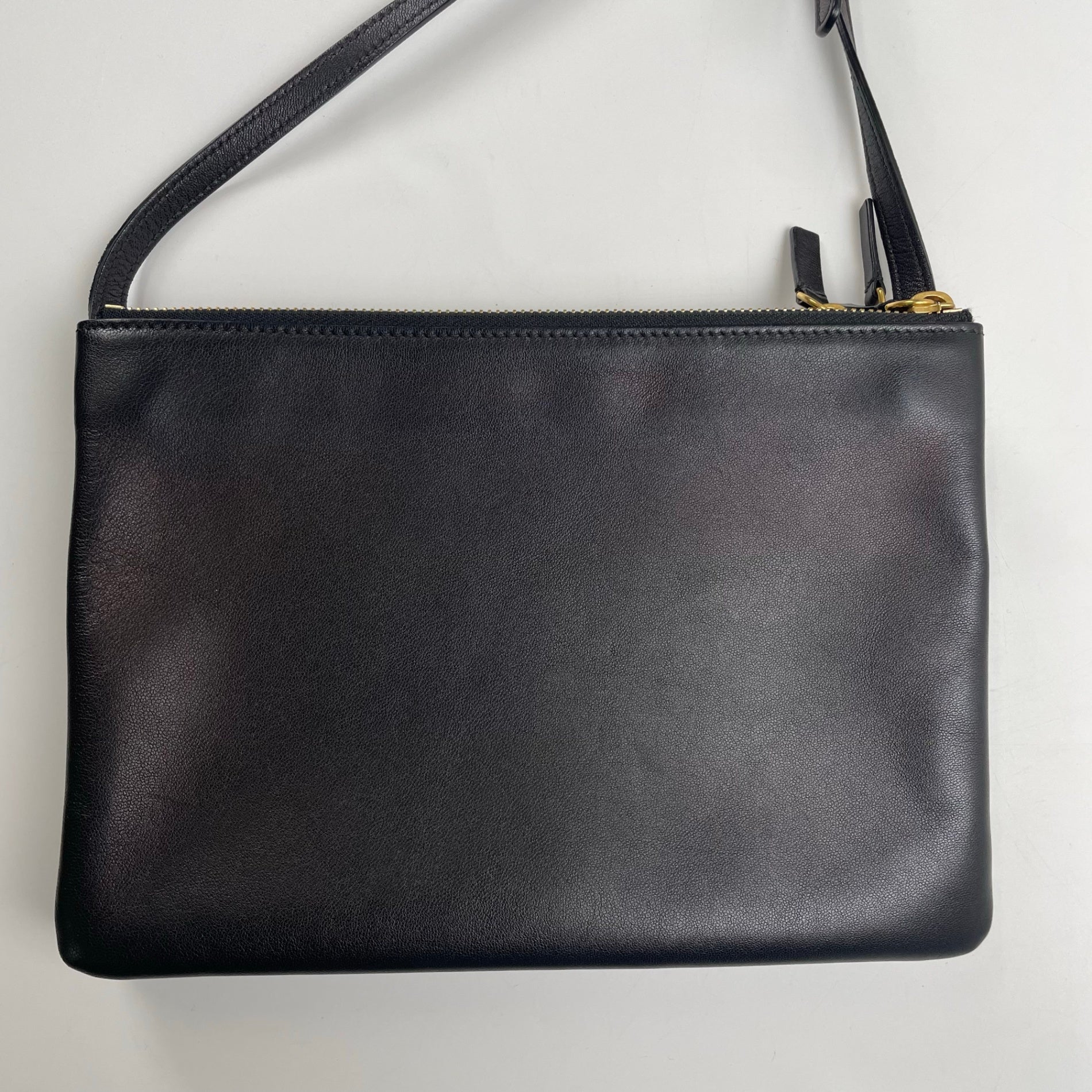 CELINE セリーヌ / トリオラージ ショルダーバッグ ブラック  フィービー期 参考定価：150,000+tax