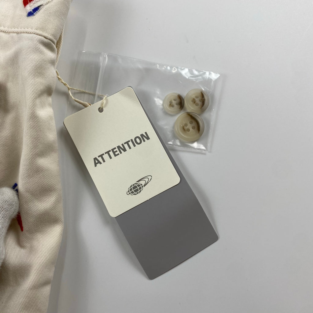 【未使用】 BEAMS PLUS ビームスプラス / 2 Pleats Shorts Embroidery On Print 5ポケット 2タック ハーフパンツ 参考定価：30,000+tax SIZE:L