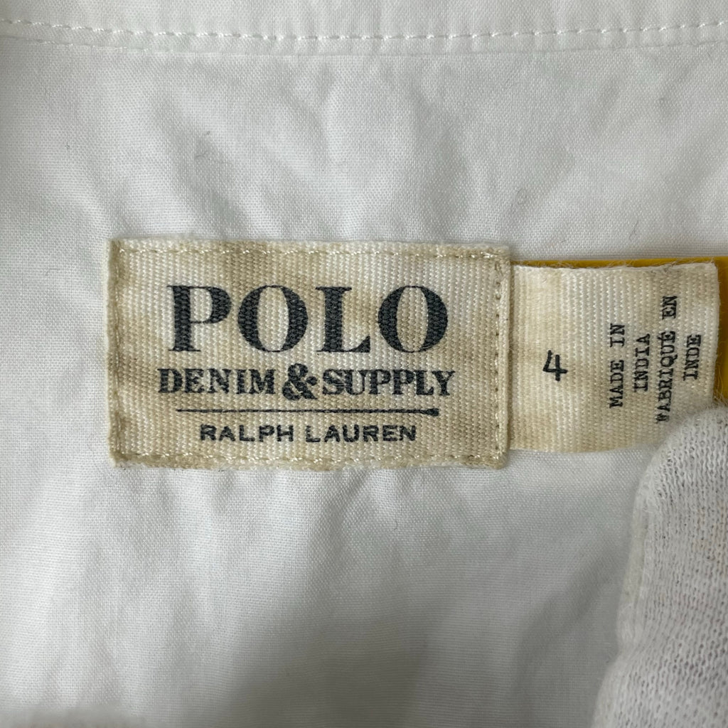 DENIM＆SUPPLY RALPH LAUREN / ピュアコットンフリルシャツ 参考定価：26,000程度 SIZE:4