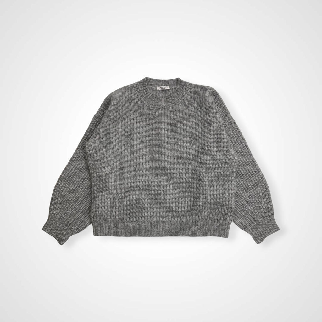 PESERICO ペゼリコ / シルクカシミヤMIXニット グレー 参考定価：100,000程度 SIZE:38