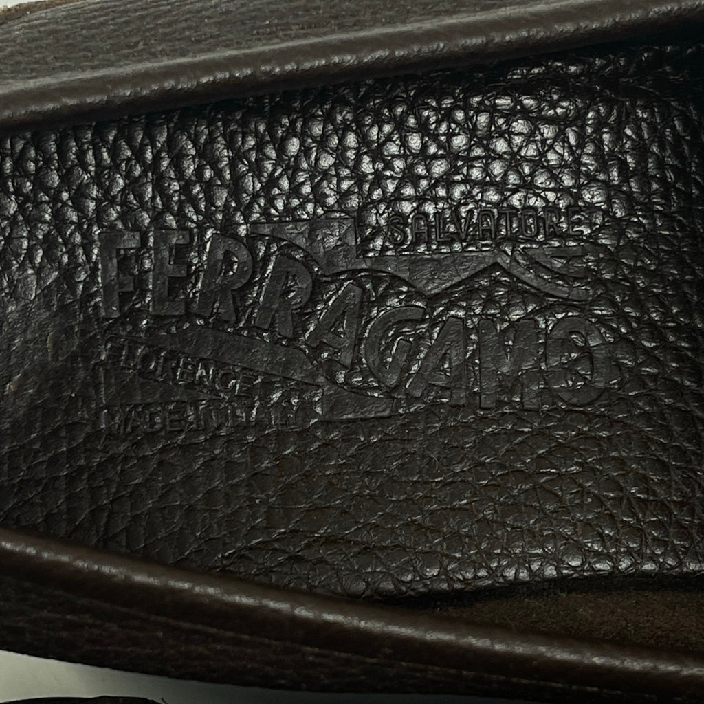 Salvatore Ferragamo サルバトーレ フェラガモ / ガンチーニビットローファー ブラウン 参考定価：70,000程度 SIZE:8 1/2