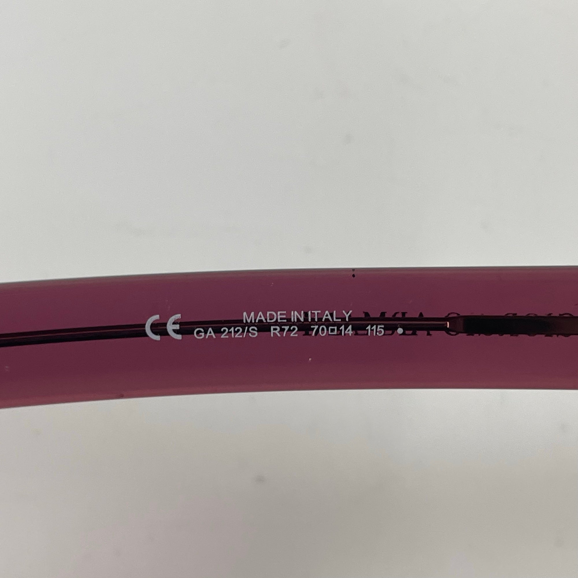 GIORGIO ARMANI / リムレスサングラス 参考定価：58,000程度 SIZE:70□14 115