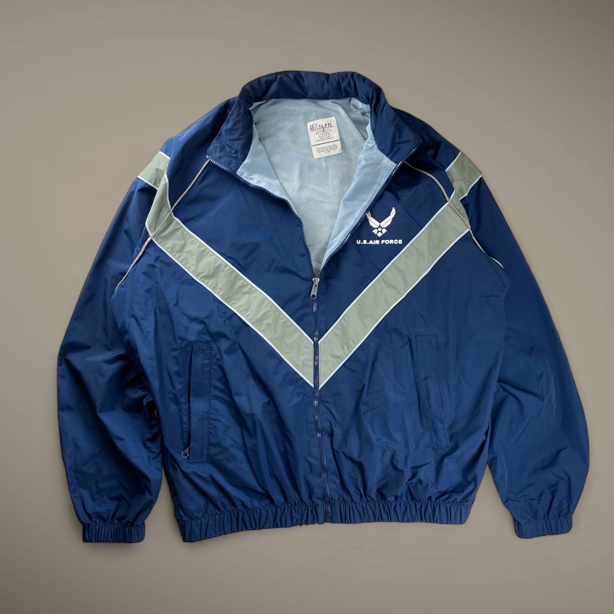 U.S.AIR FORCE PTU / トレーニングジャケット リフレクター ミリタリー キムタク着用 SIZE：X-LARGE REGULAR